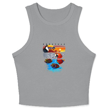 Discover Honduras Tropical Crop Tank Top