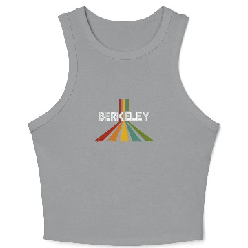 Discover Berkeley California  VintageT Crop Tank Top