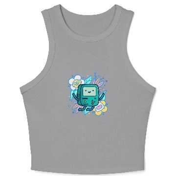 Discover Adventure Time - Super Cute BMO Crop Tank Top