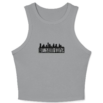 Discover "Be Someone" H-Town Houston Texas Skyline Crop Tank Top
