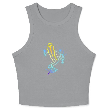 Discover Poison Dart Frog Crop Tank Top