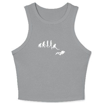 Discover Scuba Dive T- Crop Tank Top Evolution Diving Diver Ocean Lover Gift