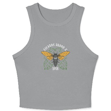 Discover Men's Crop Tank Top Cicada Brood X 2021