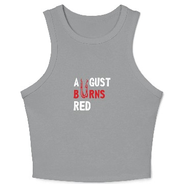 Discover August Burns Red Saying Awesome Crop Tank Top