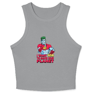 Discover Planeteer Call - Captain Planet - Crop Tank Top
