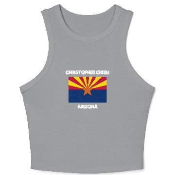 Discover Christopher Creek, Arizonna Crop Tank Top
