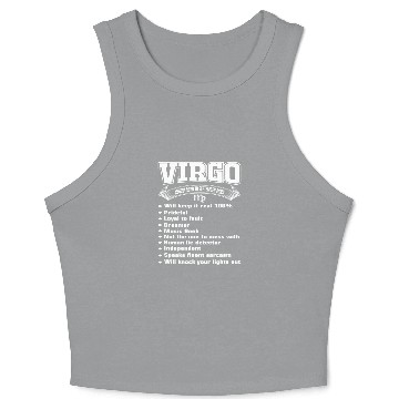 Discover Virgo Facts Zodiac Sign Horoscope Crop Tank Top