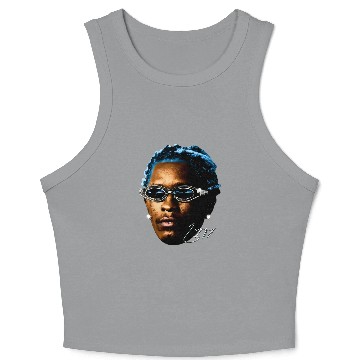 Discover YOUNG THUG Crop Tank Top,  Rap Crop Tank Top Concert Merch
