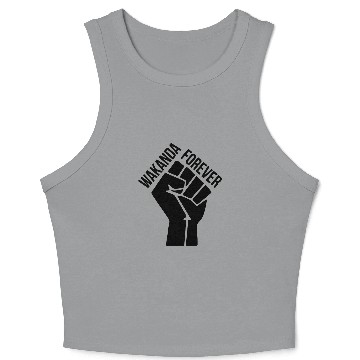 Discover Wakanda Forever Crop Tank Top