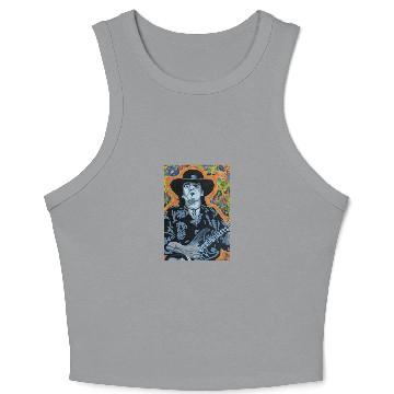 Discover SRV Voodoo - Stevie Ray Vaughan - Crop Tank Top