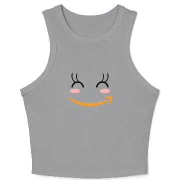 Discover Amazon Employee Smiley - Amazon Employee - Crop Tank Top