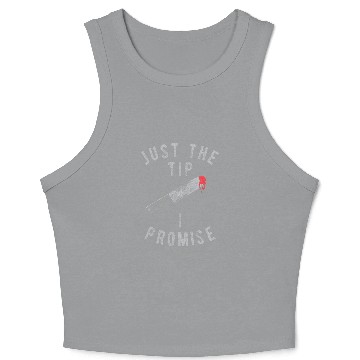 Discover Just The Tip I Promise Crop Tank Top