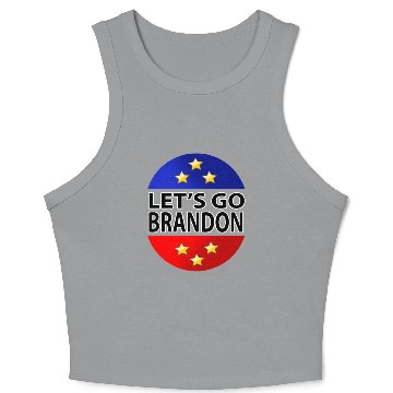 Discover Brandon meme Crop Tank Top