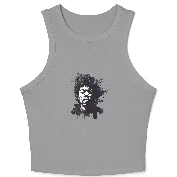 Discover Jimi Hendrix, Vintage Jimi Hendrix Crop Tank Top