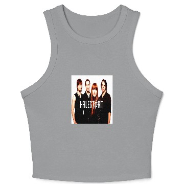 Discover Halestorm Band Crop Tank Top
