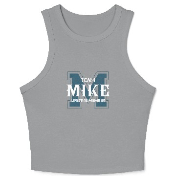 Discover Team MIKE Lifetime Member - Mike - Crop Tank Top