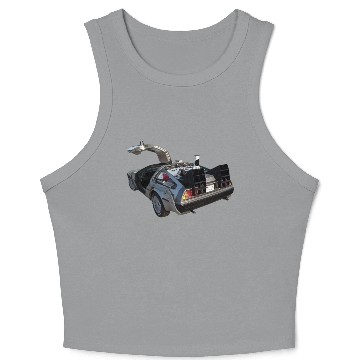 Discover DeLorean Vector Crop Tank Top