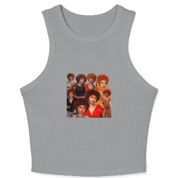 Discover Ice Spice collage poster tribute Crop Tank Top
