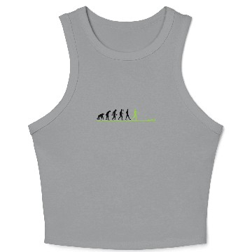 Discover Cornhole Evolution Crop Tank Top - Funny Corn Hole Gift