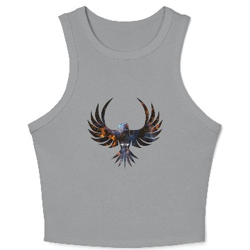 Discover Cosmic Bird Crop Tank Top