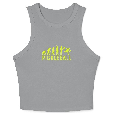 Discover Evolution of Pickleball Crop Tank Top