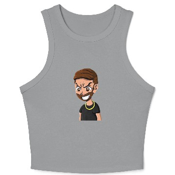 Discover Bp on the beat cartoon premium Crop Tank Top
