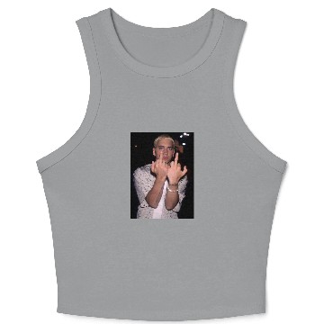 Discover Eminem, Slim Shady, Marshall Mathers, Middle Finger  Crop Tank Top