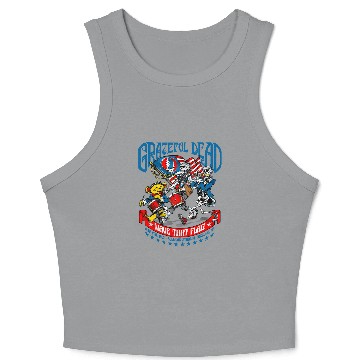 Discover Grateful Dead Vintage style Crop Tank Top