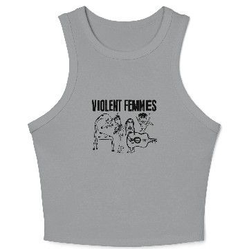 Discover Violent Femmes Crop Tank Top