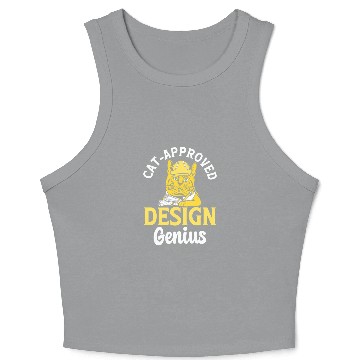 Discover Architect Cat Lover Architecture Engineer Kawaii Art 26 Crop Tank Top