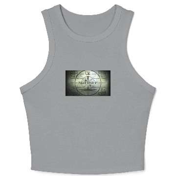 Discover Please Stand By Crop Tank Top