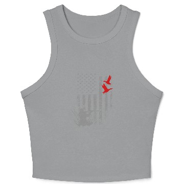 Discover Duck Hunting Crop Tank Top