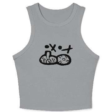 Discover Maya Symbols - Mayan script - Mayan glyphs Crop Tank Top