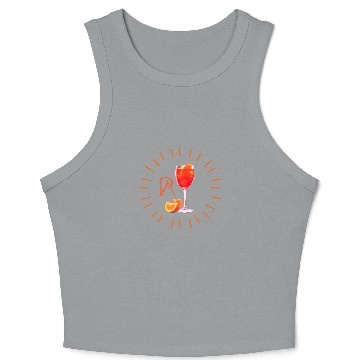 Discover Aperol Spritz Rezept - Aperol Spritz Recipe Crop Tank Top