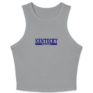 Discover Kentucky Volleyball Crop Tank Top