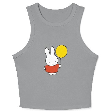Discover Miffy with a balloon Crop Tank Top