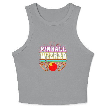 Discover Pinball Wizard Crop Tank Top
