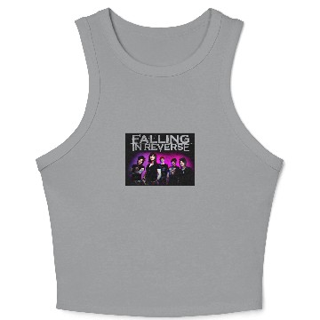 Discover Falling In Reverse Crop Tank Top