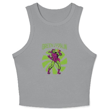 Discover Retro Green Goblin - Spider Man - Crop Tank Top
