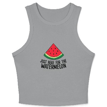 Discover Just Here For The Watermelon Summe Melon Watermelon Crop Tank Top
