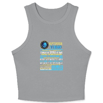 Discover Virgo Facts September Virgo Crop Tank Top