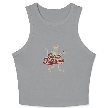 Discover Punk rock band social distortion # 1 Crop Tank Top