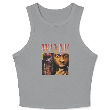 Discover Lil Wayne Vintage Unisex Crop Tank Top