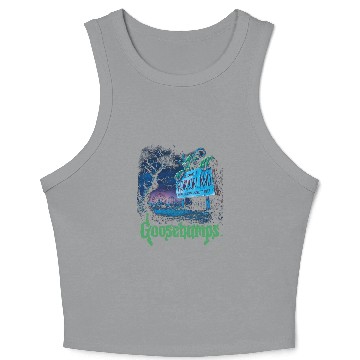 Discover Goosebumps Horrorland Horror Vintage Crop Tank Top
