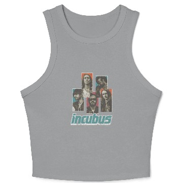 Discover INCUBUS - The Band Unisex Crop Tank Top