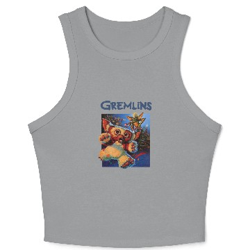 Discover Vintage Crop Tank Top Gremlins V3 Crop Tank Top
