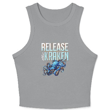 Discover Release the Kraken Great Octopus Monster Crop Tank Top