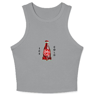 Discover nuka cola logo Crop Tank Top