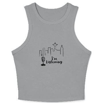 Discover Im listening - Frasier - Crop Tank Top