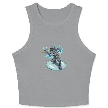 Discover Static Shock Crop Tank Top